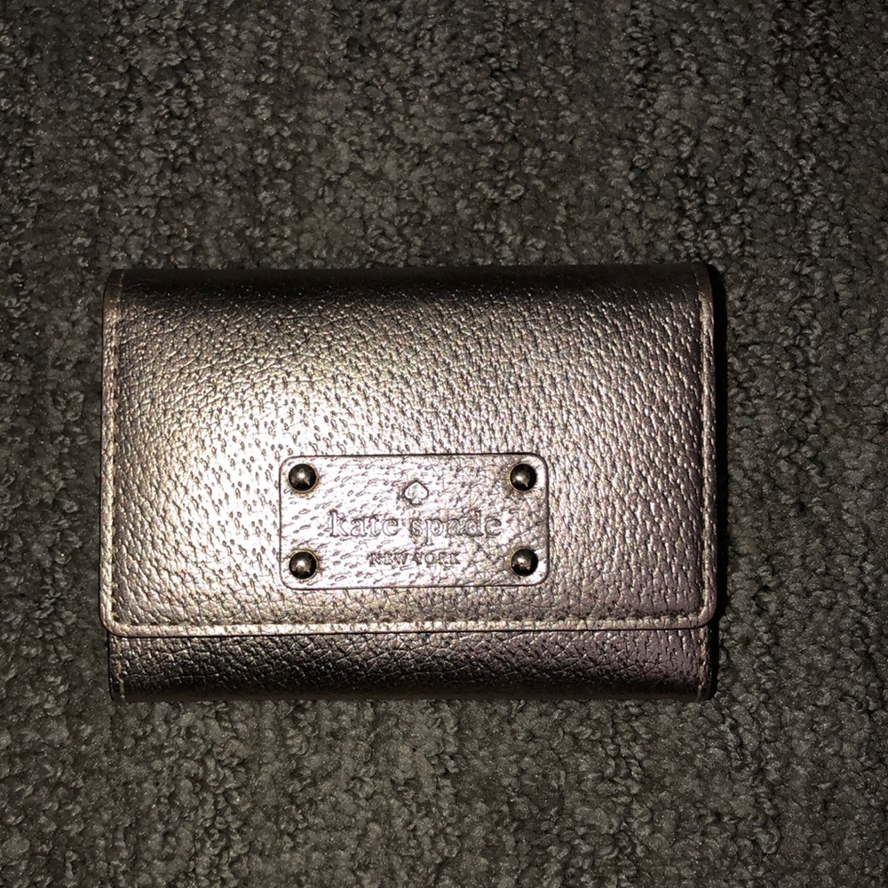 Blush pink Kate Spade keychain/card holder